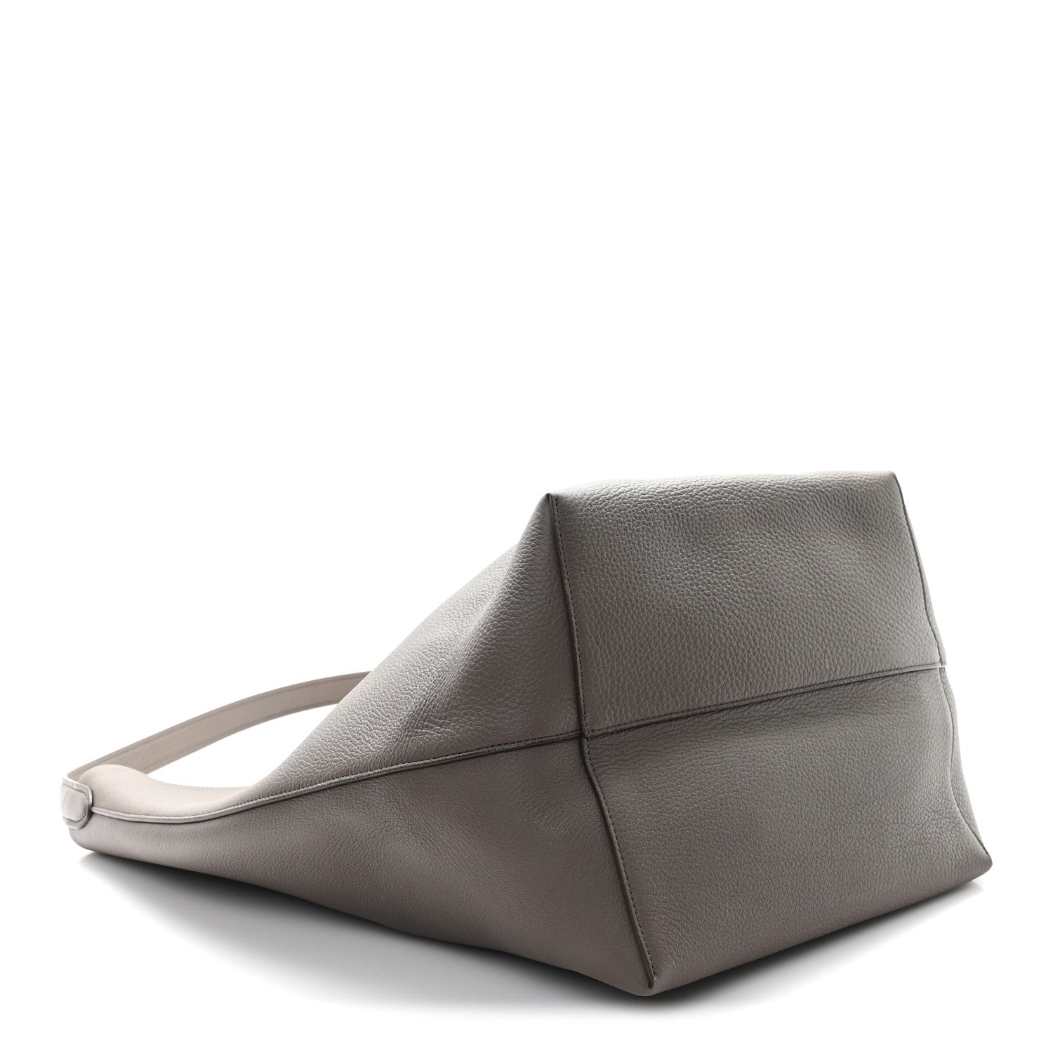 The Row Grained Calfskin Large N/S Park Tote French Grey 4 of 9