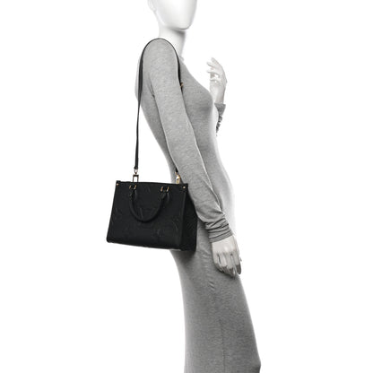 Louis Vuitton Empreinte Monogram Giant Onthego PM Black 2 of 9