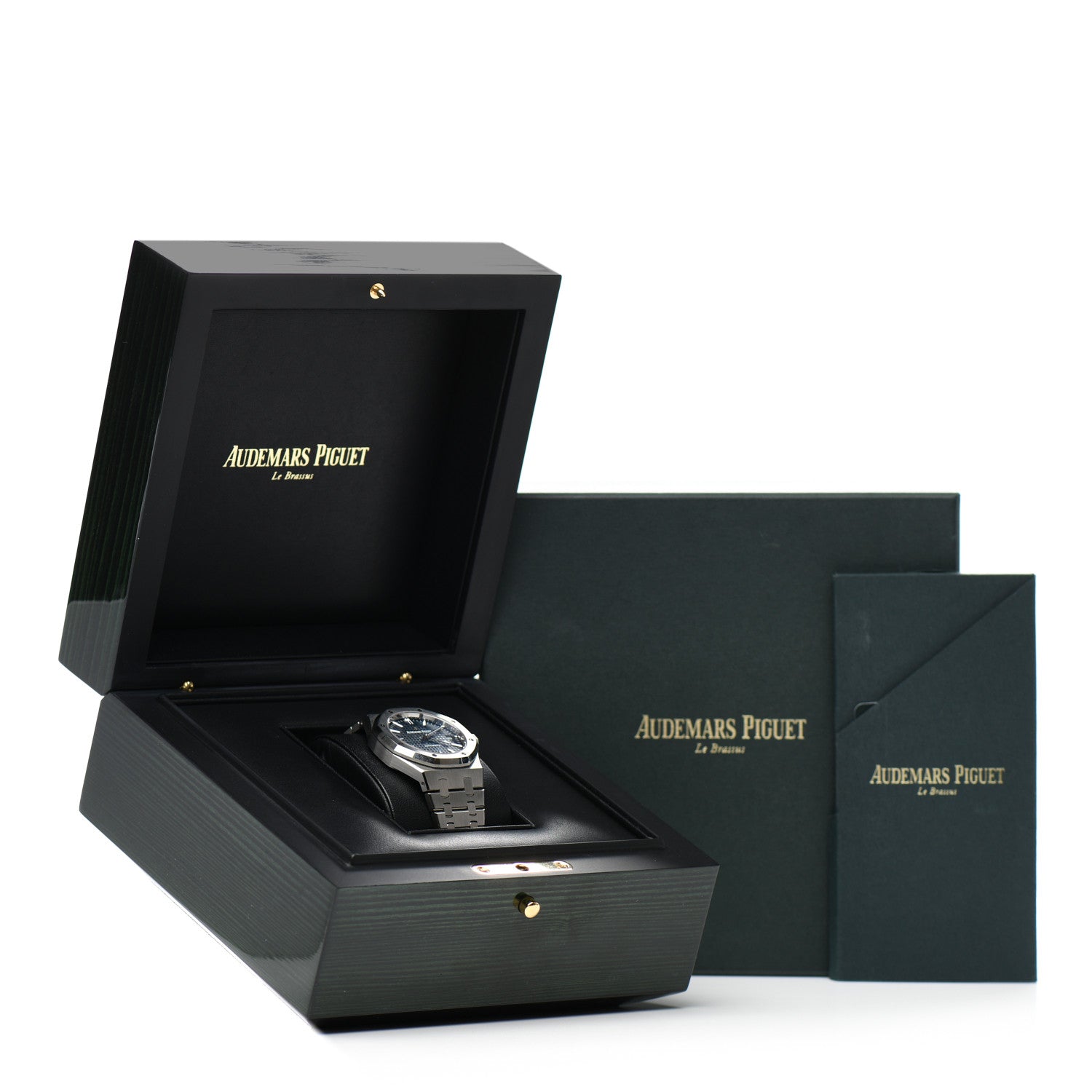 Audemars Piguet Stainless Steel 37mm Royal Oak Offshore Automatic Watch Blue 15450ST.OO.1256ST.03 4 of 4
