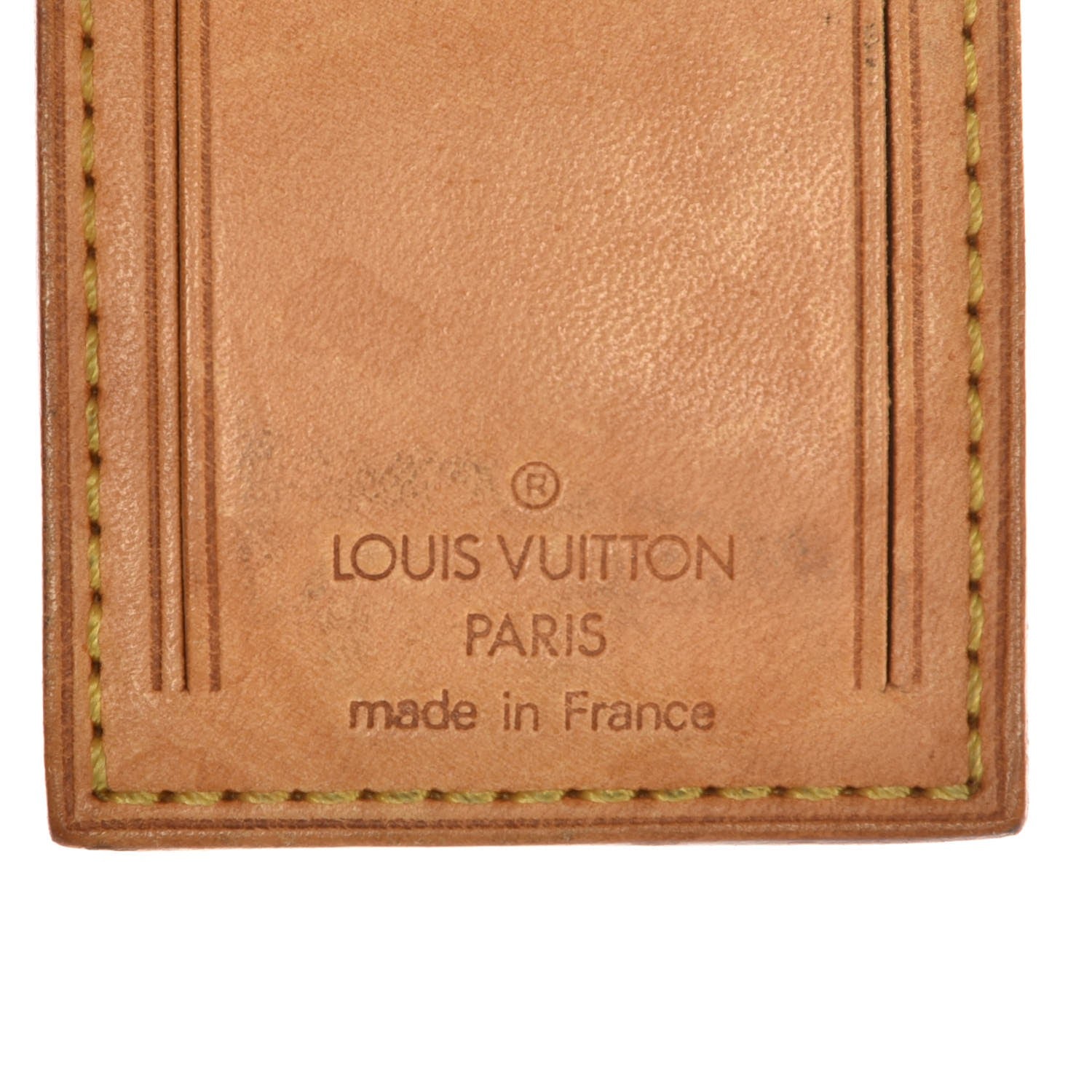 Louis Vuitton Vachetta Luggage Tag 3 of 3