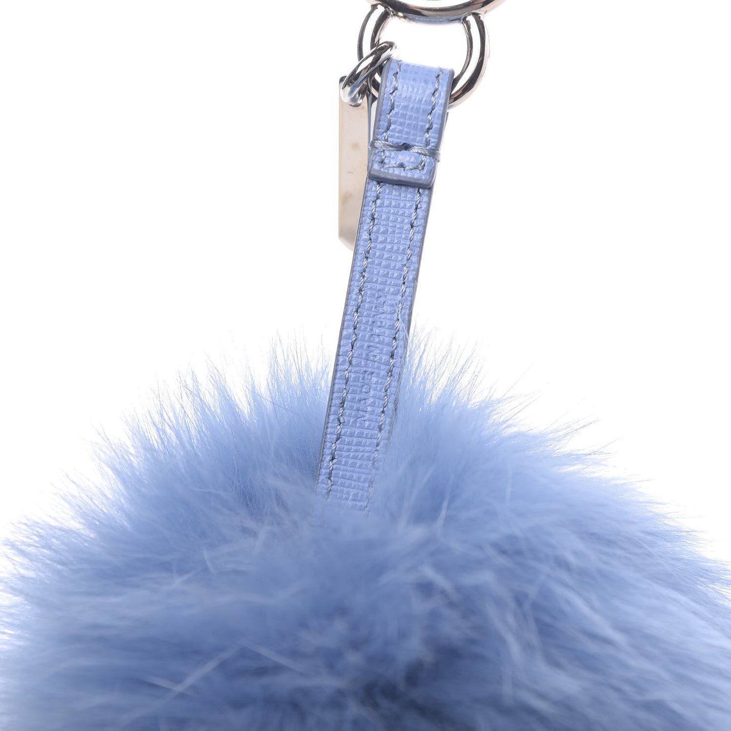 Fox Fur Vitello Elite Pom Pom Bag Charm Nebula