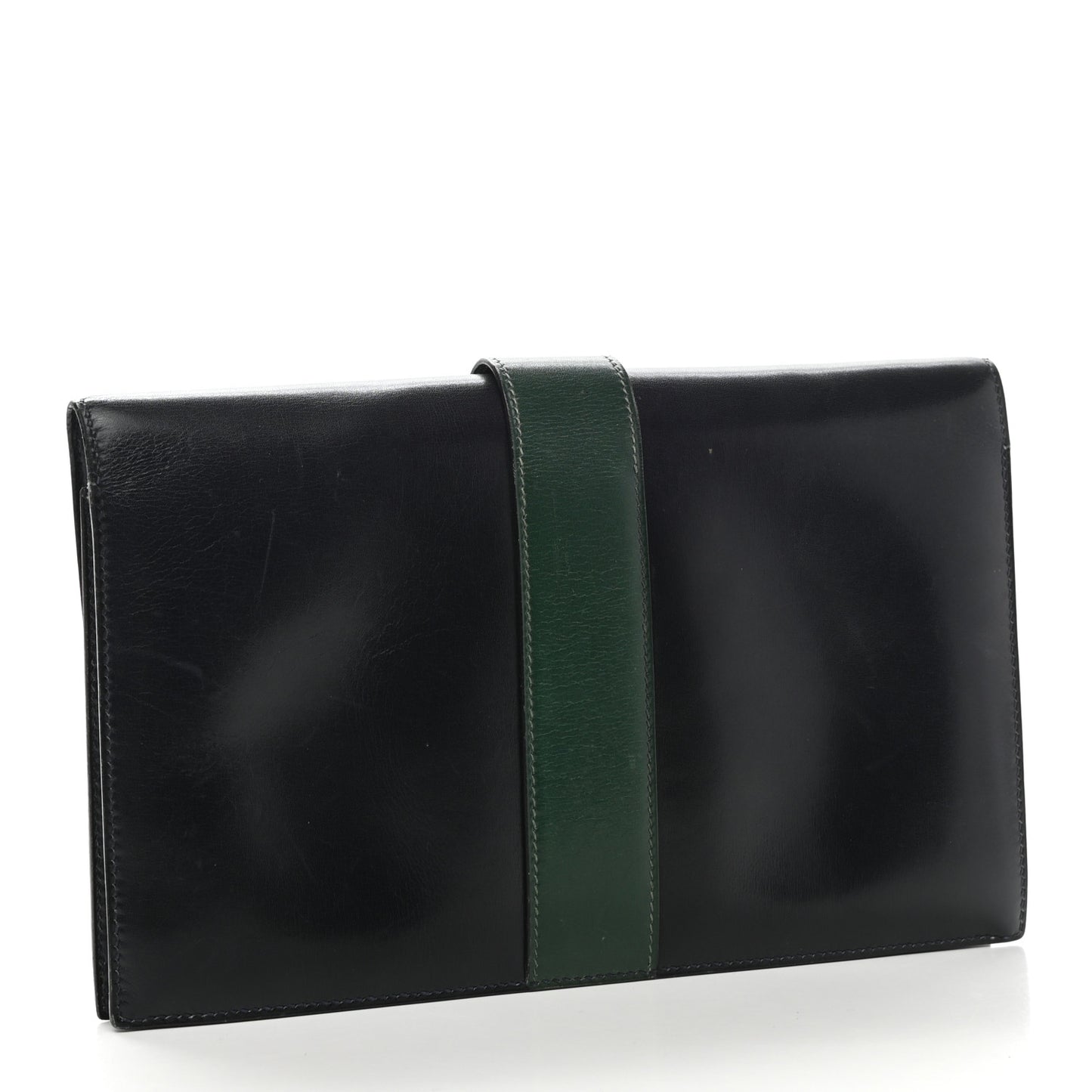 Box Medor Clutch 23 Bleu Indigo Vert Bengale