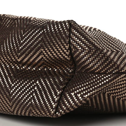 Hermes Chevron Herringbone Canvas Chennai PM Tote 7 of 9