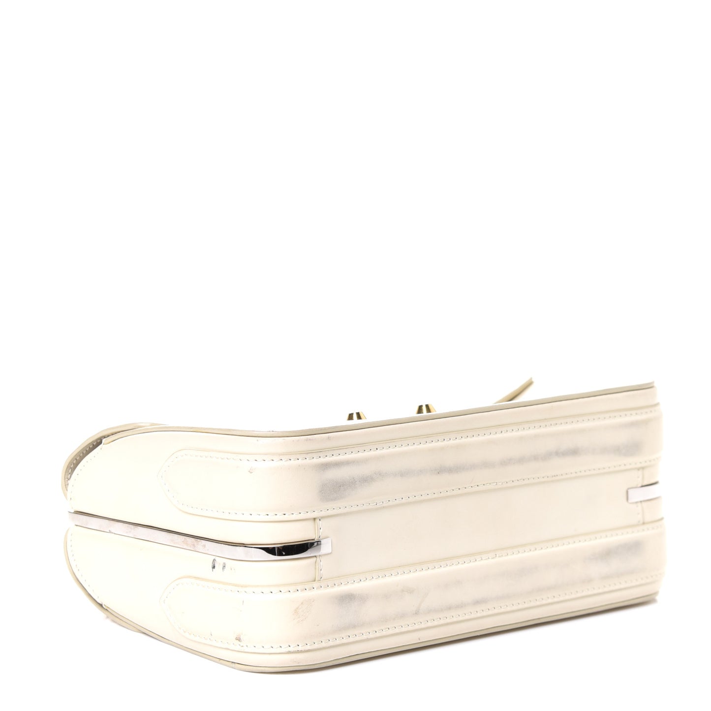 Smooth Calfskin Small Neo Classic Hardware Chain Bag White