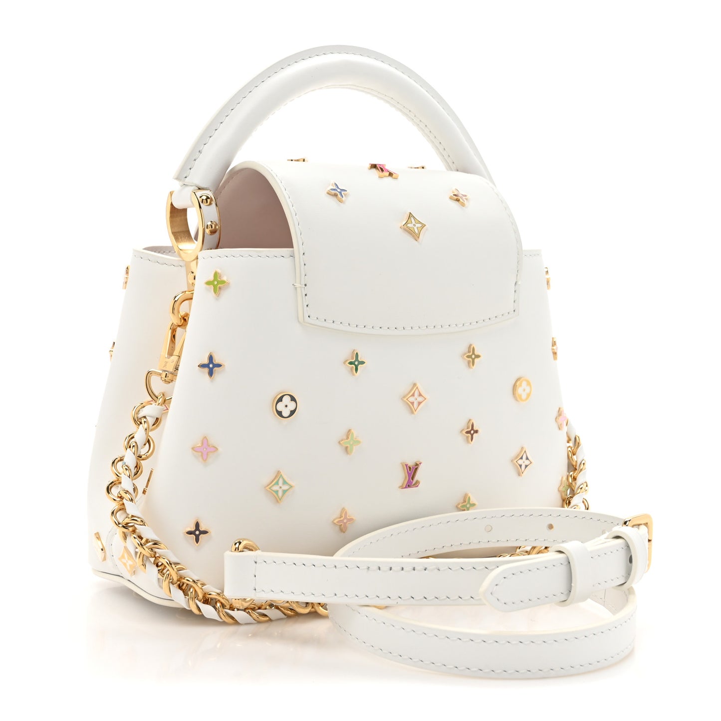 LV X TM Cowhide Mini Capucines Multicolor