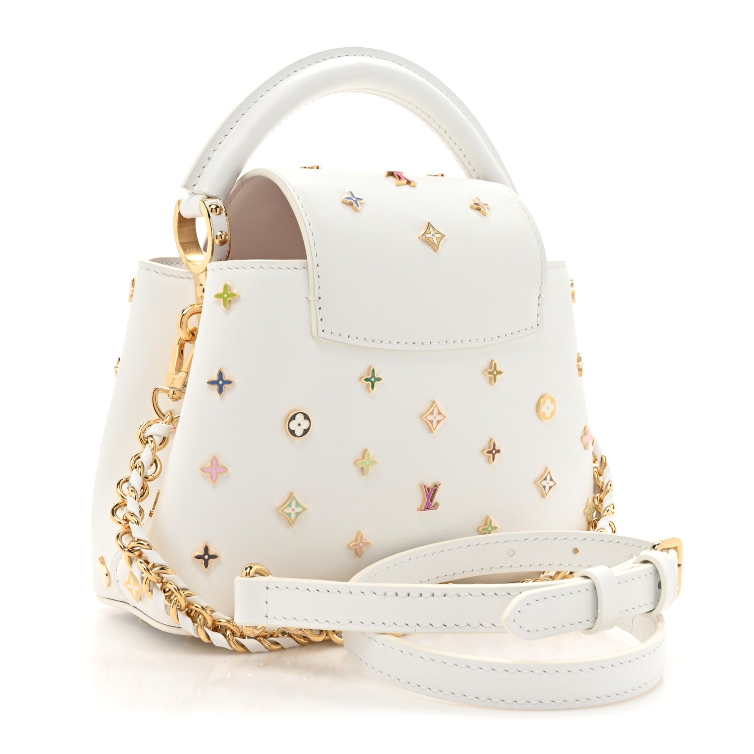 Louis Vuitton LV X TM Cowhide Mini Capucines Multicolor 3 of 13