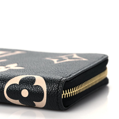 Louis Vuitton Empreinte Monogram Giant Zippy Wallet Black Beige 8 of 8