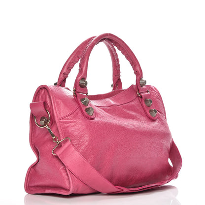 Balenciaga Agneau Giant 21 Rose Gold Hardware City Cyclamen Fucsia 4 of 8