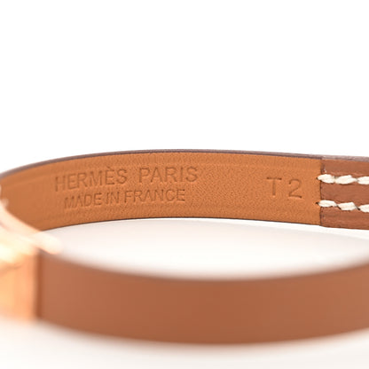 Hermes Swift Rivale Micro Bracelet T2 Gold 4 of 6
