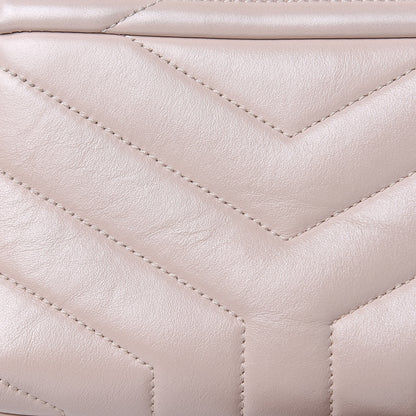 Saint Laurent Calfskin Y Quilted Monogram Toy Loulou Crossbody Bag Nude Powder 13 of 14