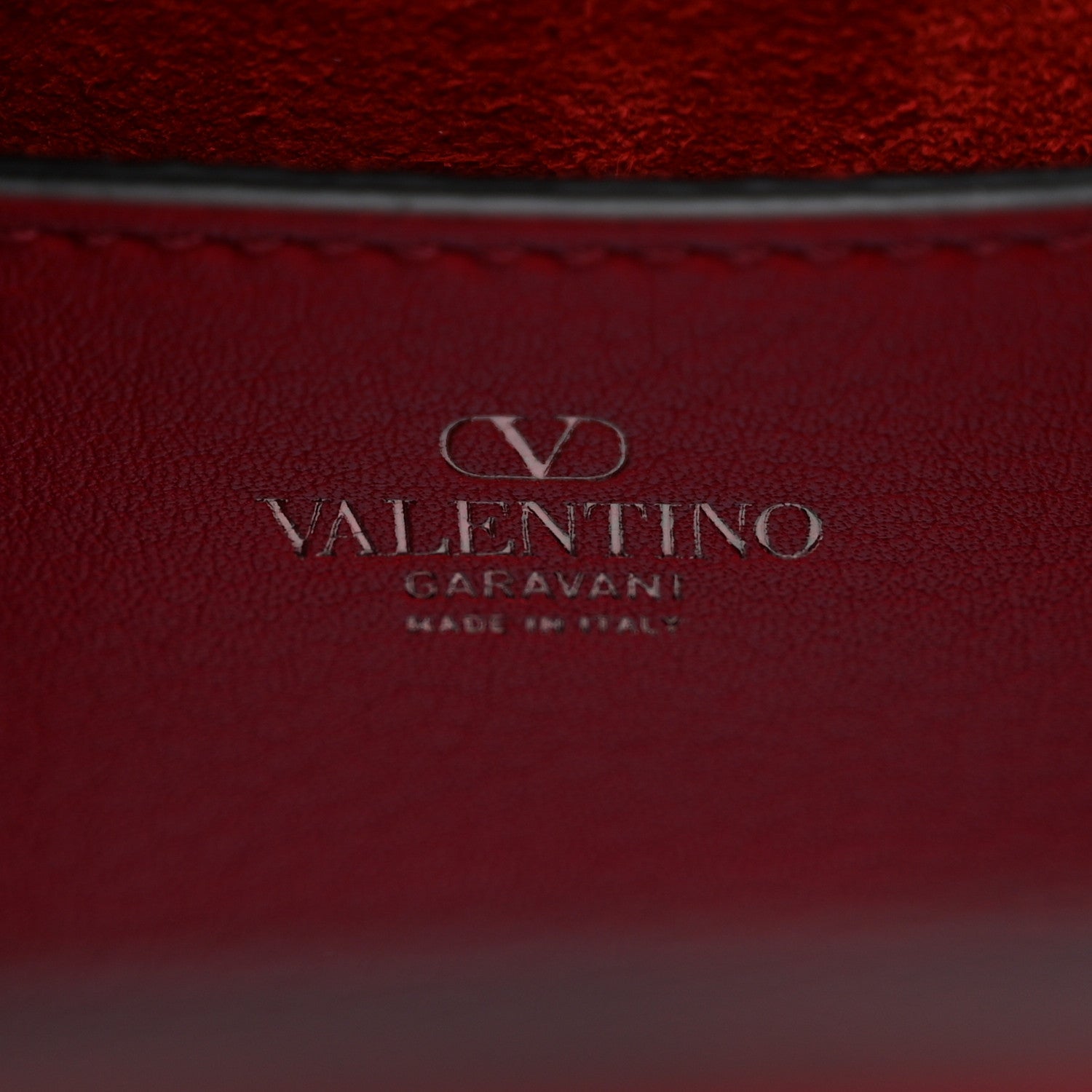 Valentino Garavani Grainy Calfskin Small Rockstud Double Top Handle Bag Rosso Valentino 6 of 9