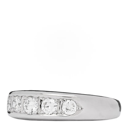 Parker & West by FASHIONPHILE Platinum Diamond .52ctw Half Eternity Band Ring 58 8.25 3 of 9