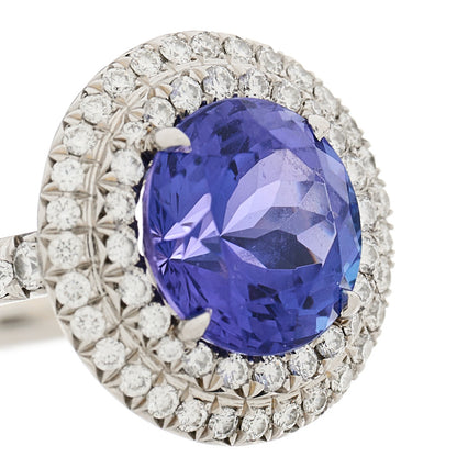 Tiffany Platinum Diamond Tanzanite Soleste Ring 52 6 6 of 6
