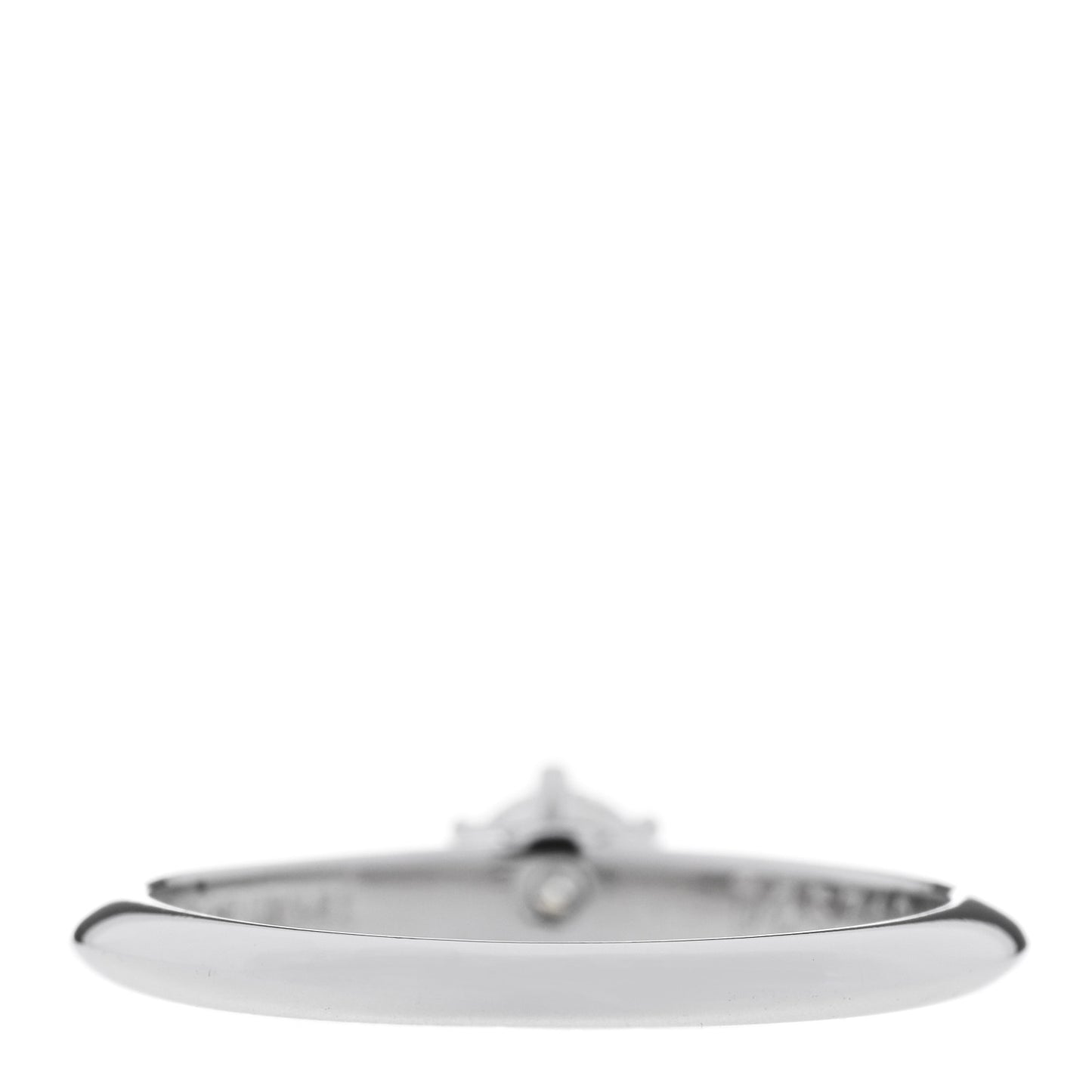 Platinum Diamond .28ct Solitaire Engagement Ring 51 5.75