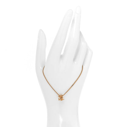 Saint Laurent Brass Monogram Twist Bracelet Gold 2 of 4