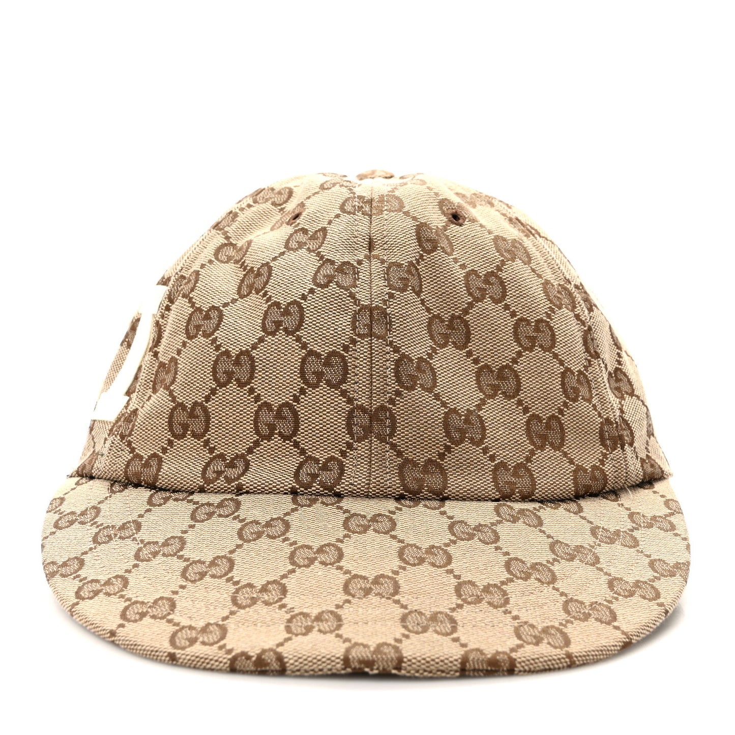 Monogram Patch Logo Soft Baseball Hat L Beige Cocoa