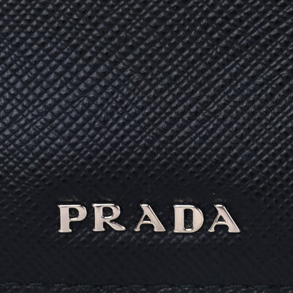 Prada Saffiano Racing Logo Patch Mini Bag Black 7 of 13