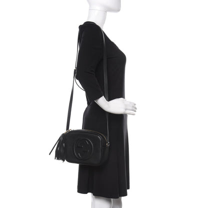 Gucci Pebbled Calfskin Small Soho Disco Bag Black 2 of 12