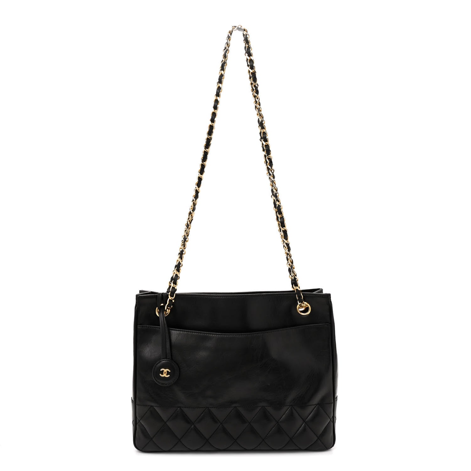 Chanel Lambskin Quilted Shoulder Bag 1 of 12