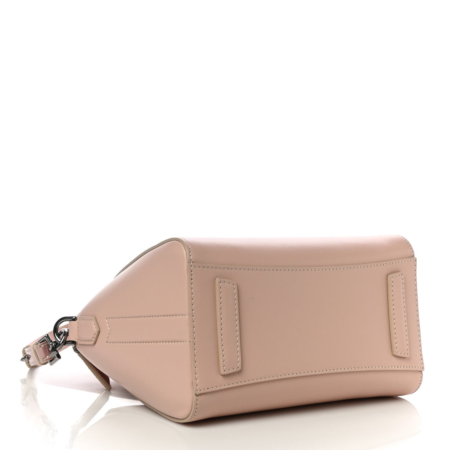 Metallic Calfskin Mini Antigona Light Pink