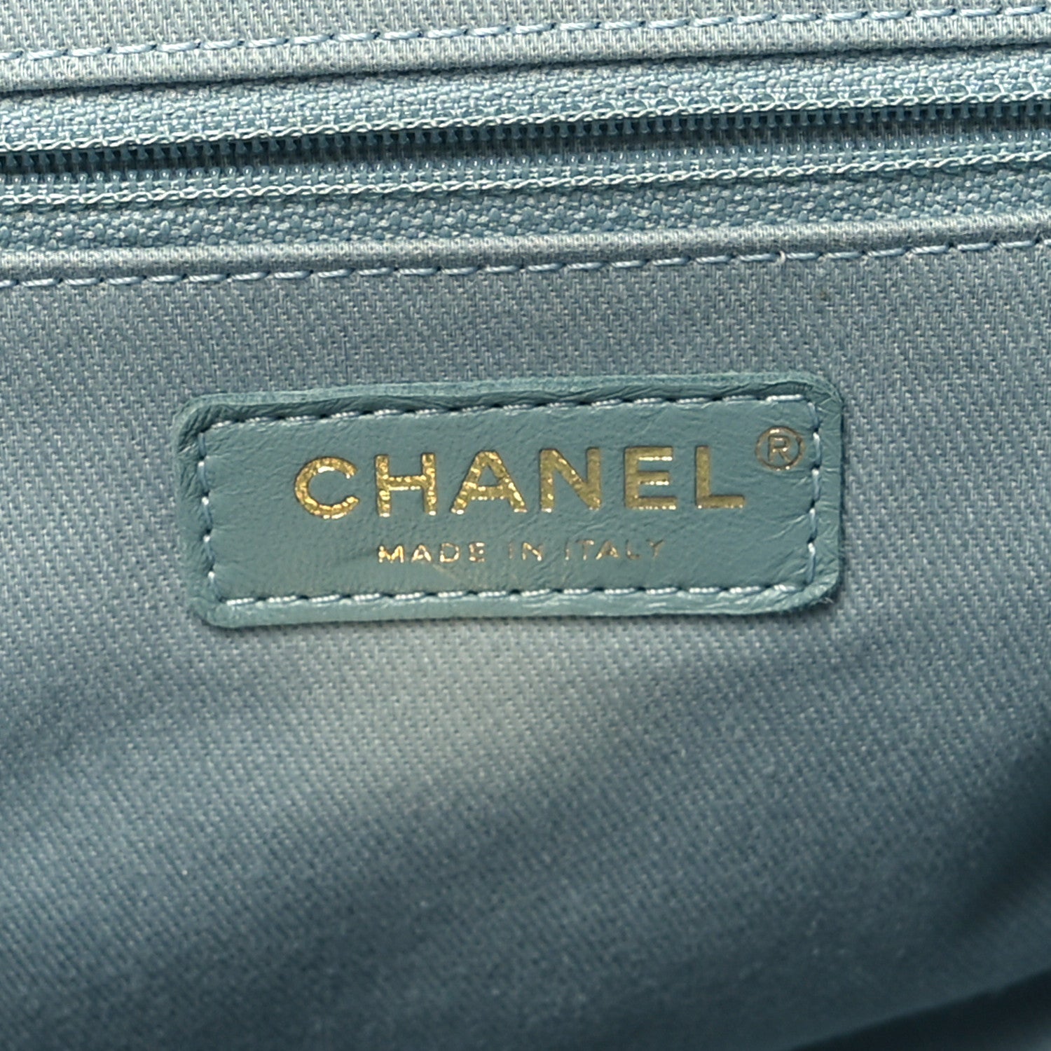 Chanel Caviar Quilted Business Affinity Backpack Light Blue 6 of 12