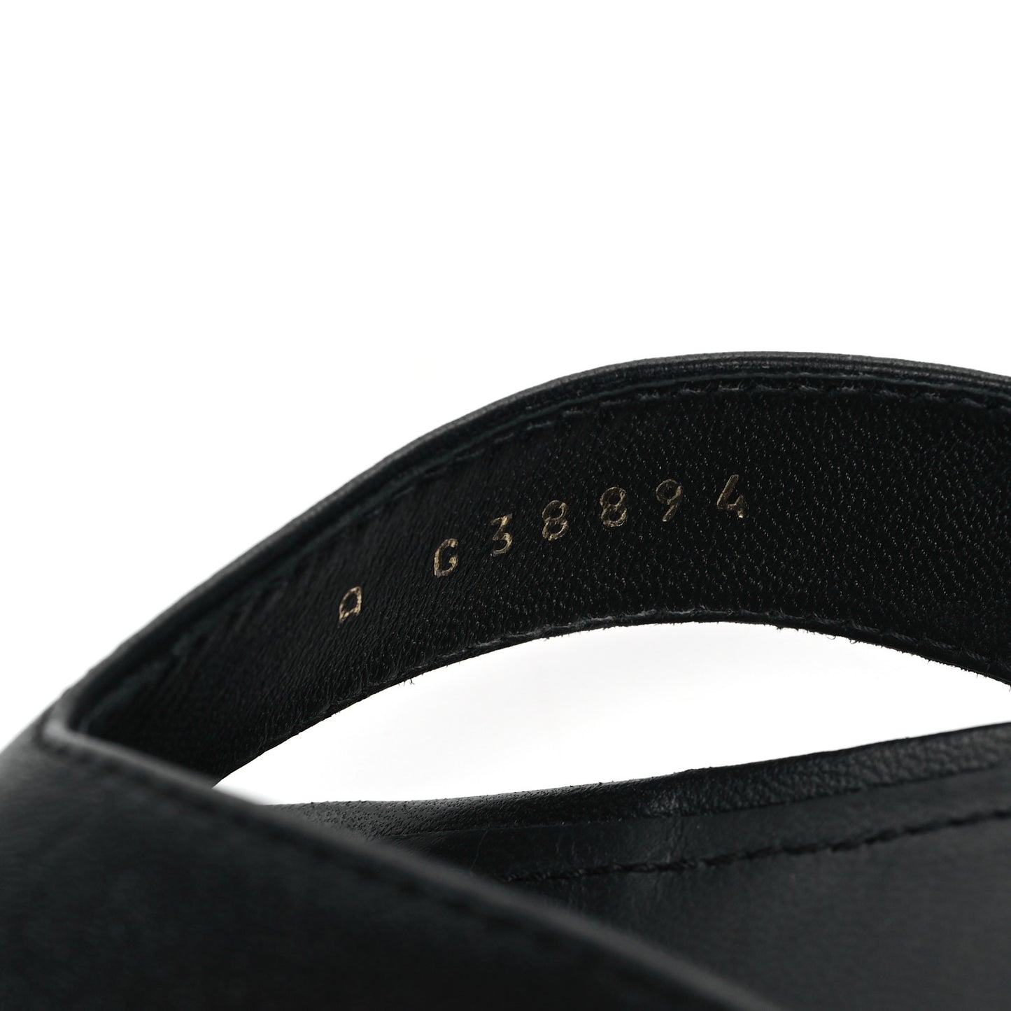 Lambskin Pearl Chain CC Thong Sandals 38 Black