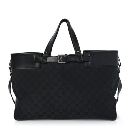 Gucci Monogram Large Tote Black 1 of 9