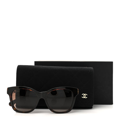 Chanel Acetate Polarized Pearl CC Square Sunglasses 5482-H-A Tortoise 8 of 8