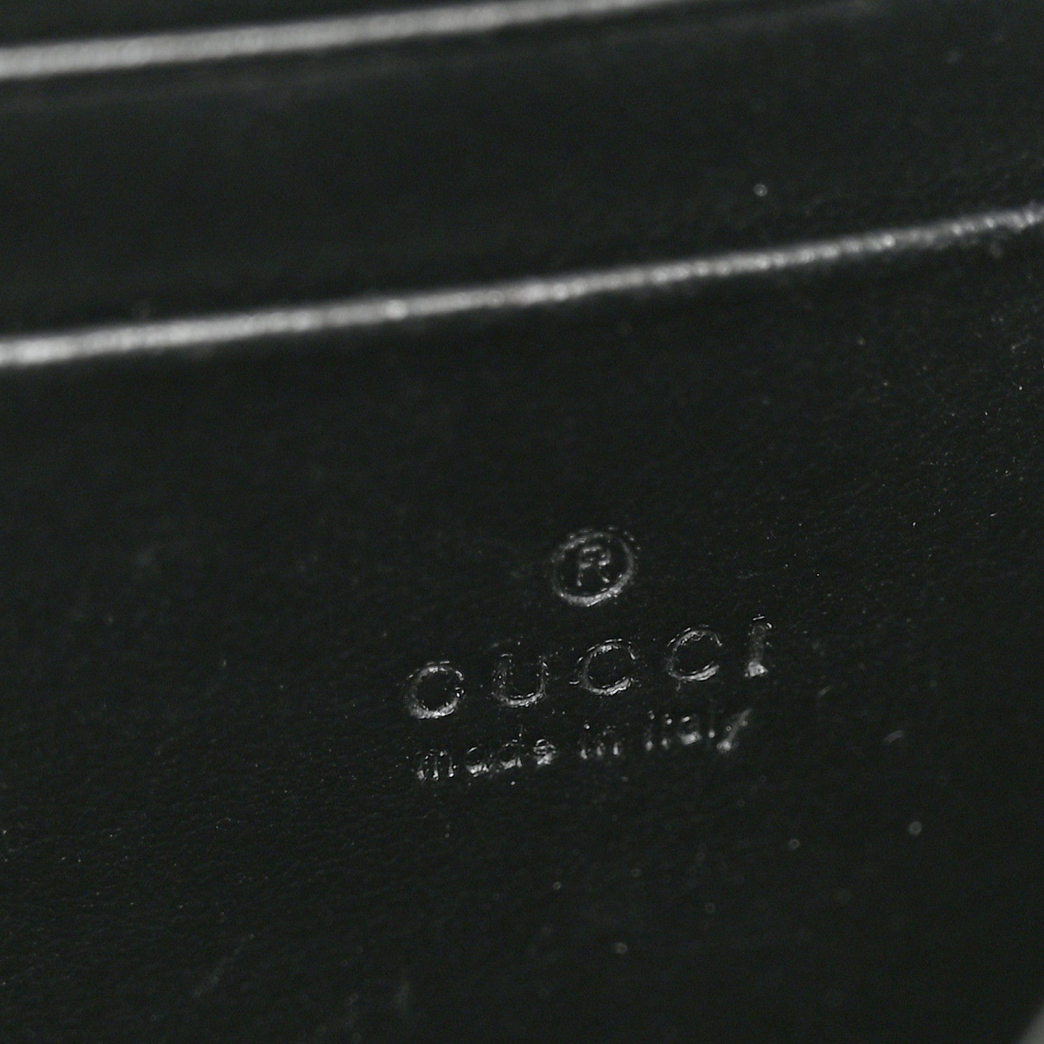 Gucci Calfskin Matelasse GG Marmont Chain Wallet Black 6 of 10