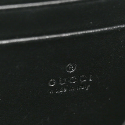 Gucci Calfskin Matelasse GG Marmont Chain Wallet Black 6 of 10