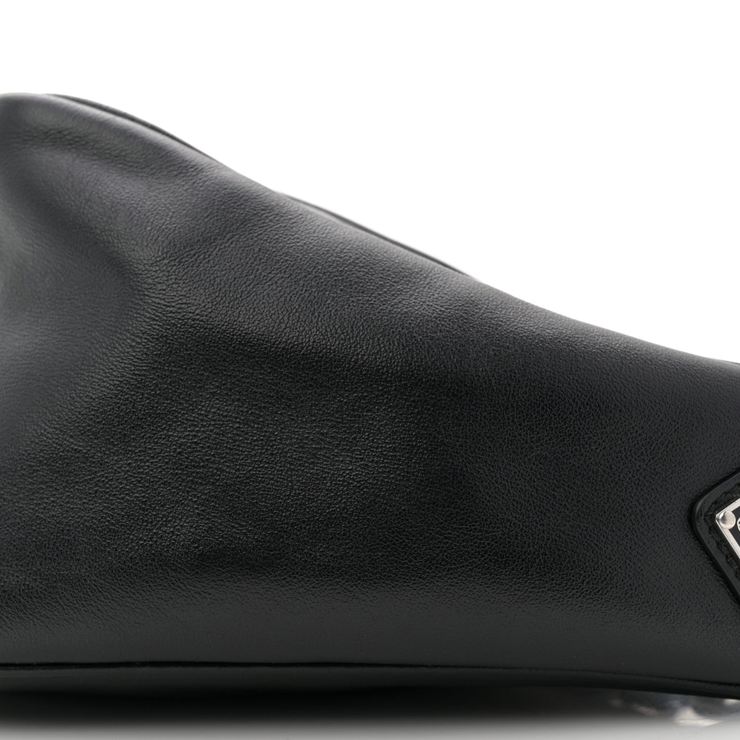 Prada Grace Lux Triangle Shoulder Bag Black 10 of 10