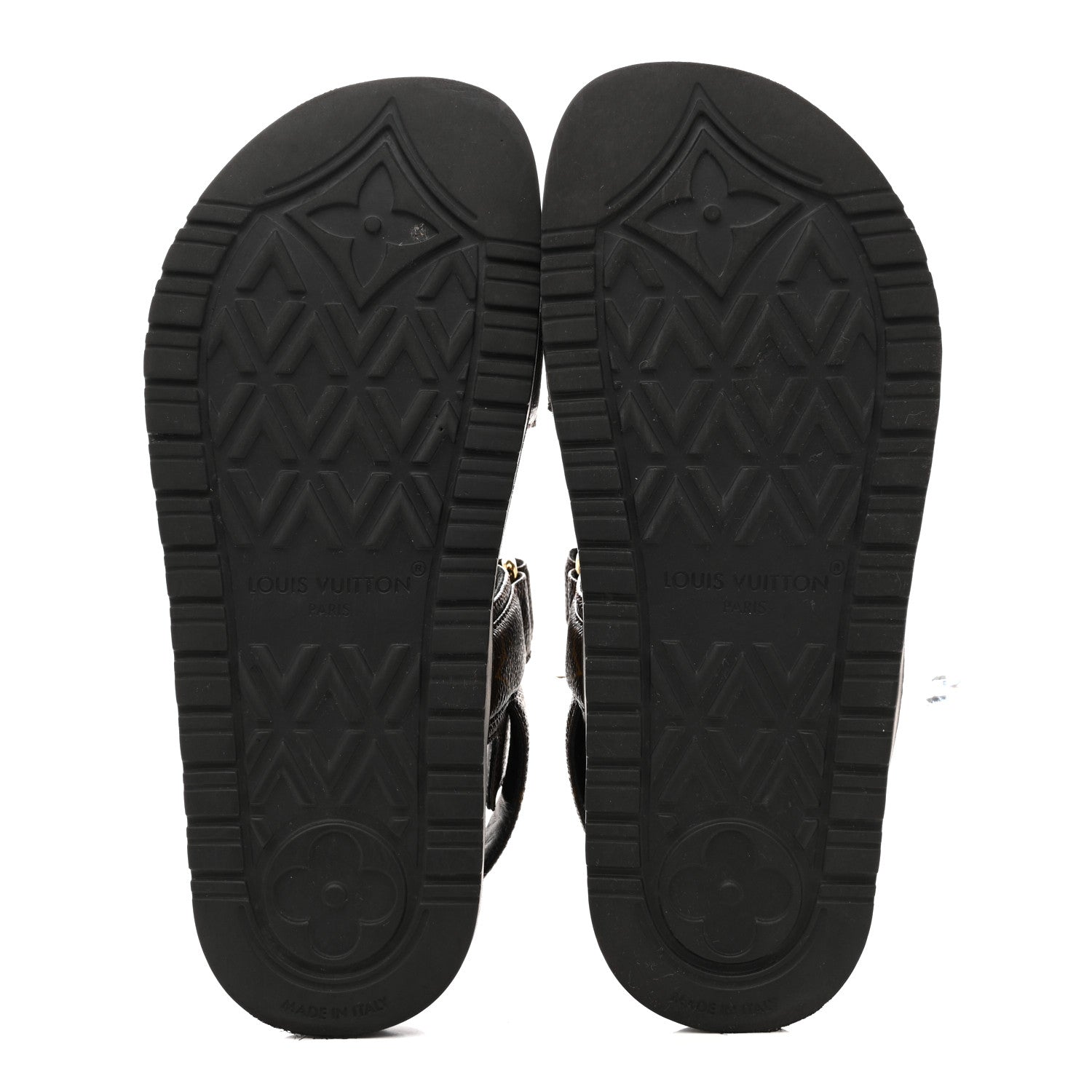 Louis Vuitton Monogram LV Sunset Comfort Flat Sandals 35 Cacao Brown 5 of 9