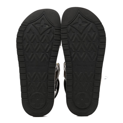 Louis Vuitton Monogram LV Sunset Comfort Flat Sandals 35 Cacao Brown 5 of 9