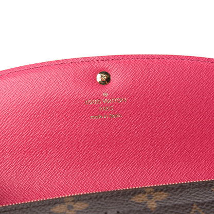Louis Vuitton Monogram Bloom Flower Emilie Wallet 6 of 7
