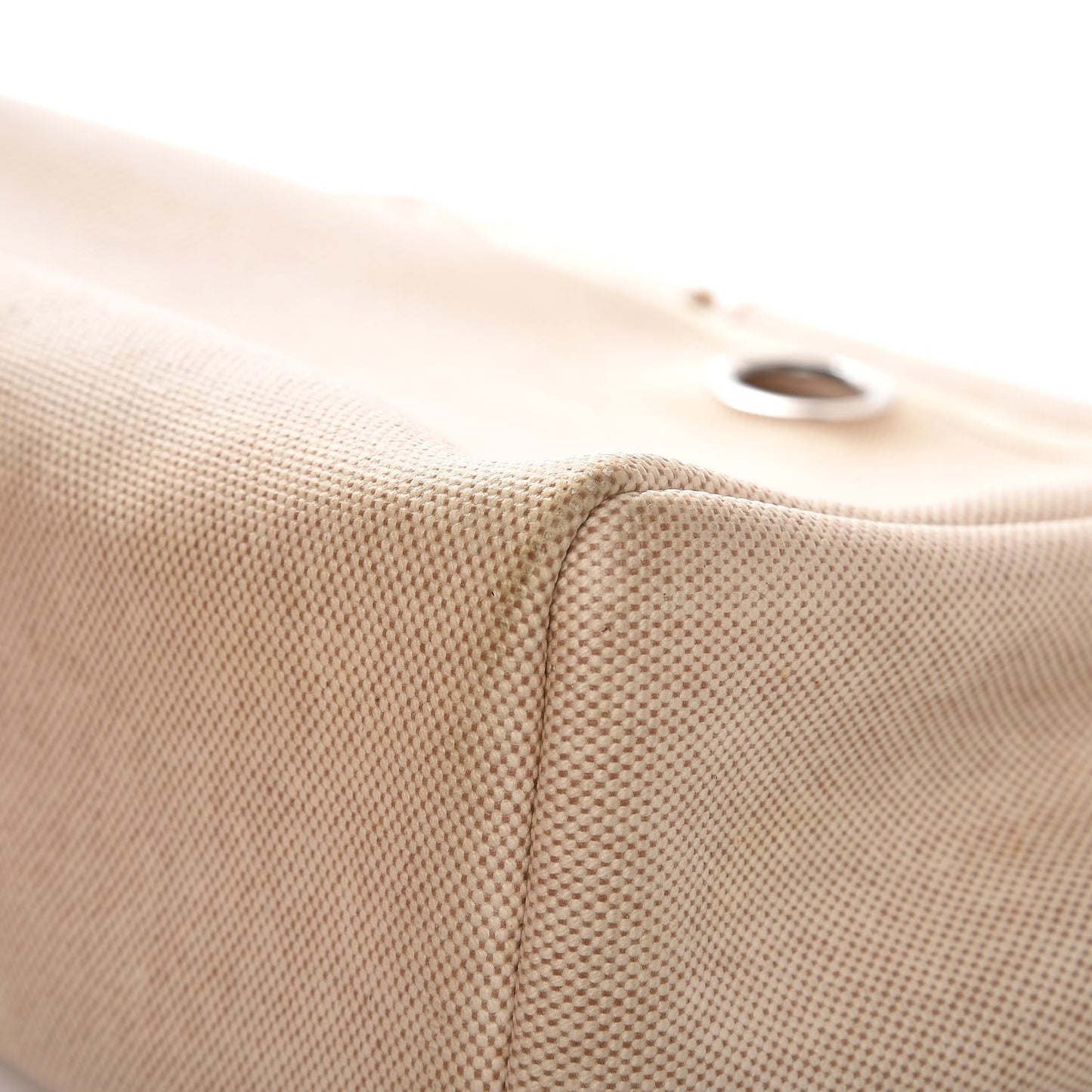 Toile Vache Calfskin Herbag 30 PM Black Natural