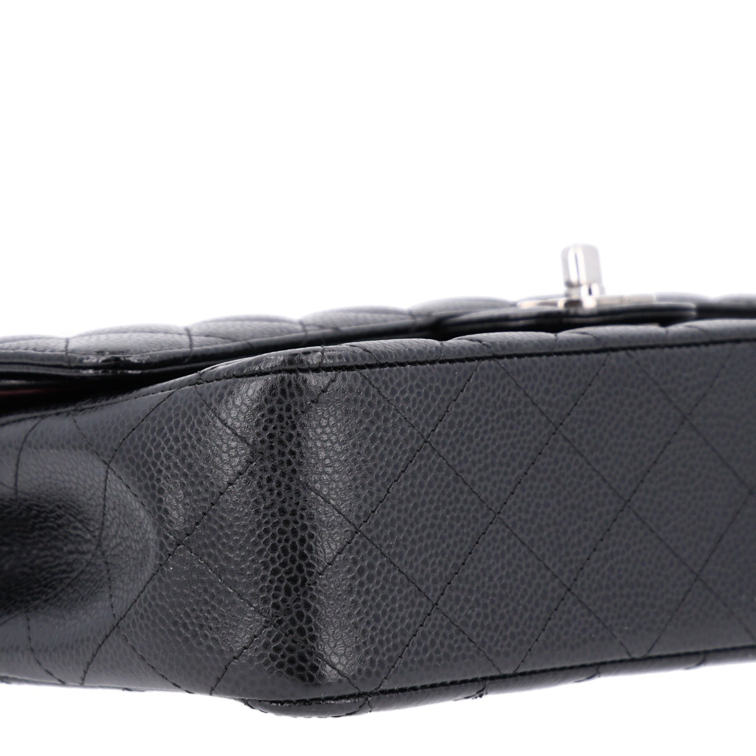 Chanel Caviar Quilted Medium Double Flap Black 10 of 11