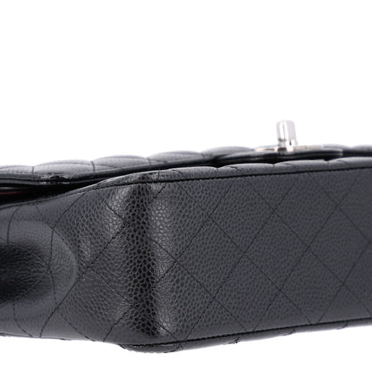 Chanel Caviar Quilted Medium Double Flap Black 10 of 11