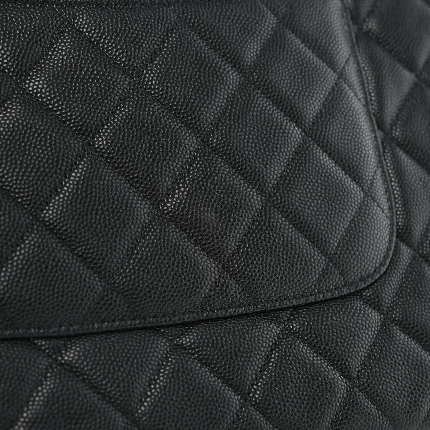Chanel Caviar Quilted Medium Cosmetic Case Black 8 of 9