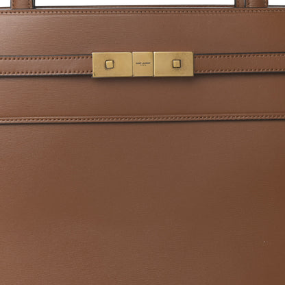 Saint Laurent Calfskin Small Manhattan Shopper Tote Brick 8 of 12