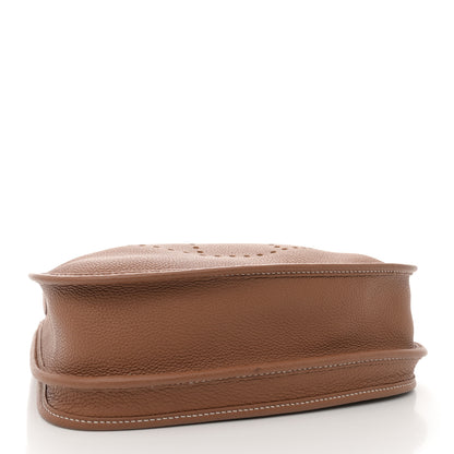 Hermes Taurillon Clemence Evelyne III PM Gold 4 of 12