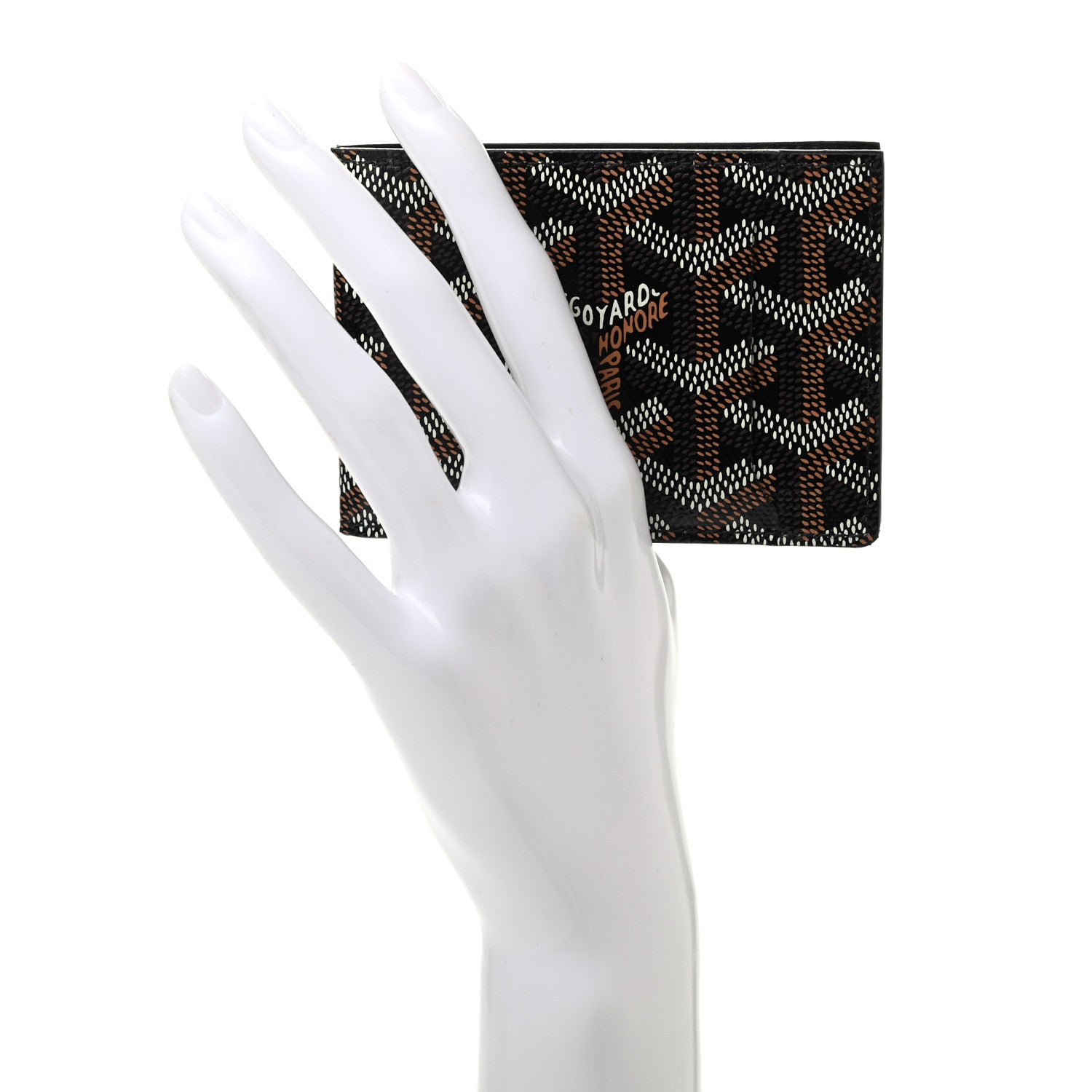 Goyard Goyardine Multi Slot Bi-Fold Wallet Black 2 of 7