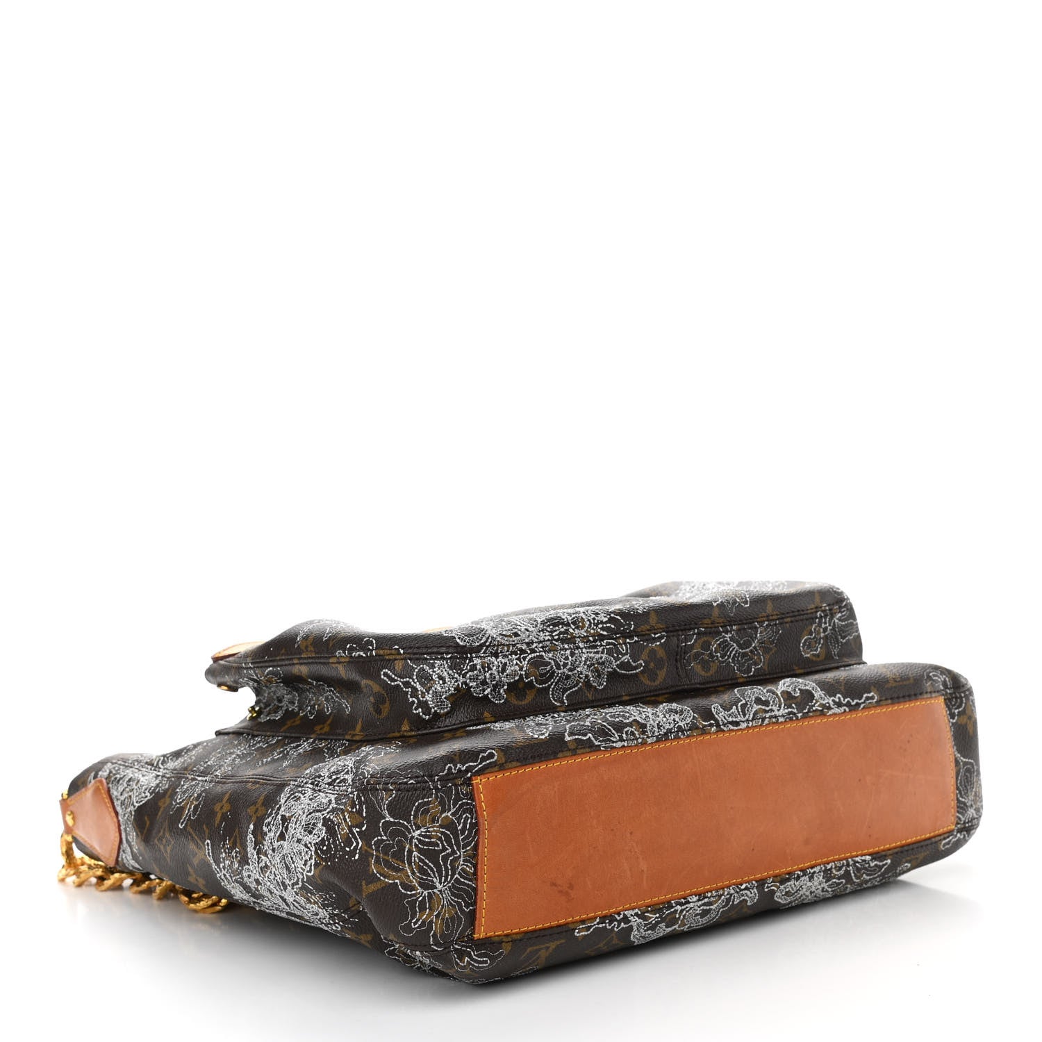 Louis Vuitton Monogram Dentelle Fersen Gold 3 of 8