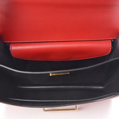 Prada City Calfskin Saffiano Cahier Hearts Bag Fuoco Black 7 of 8