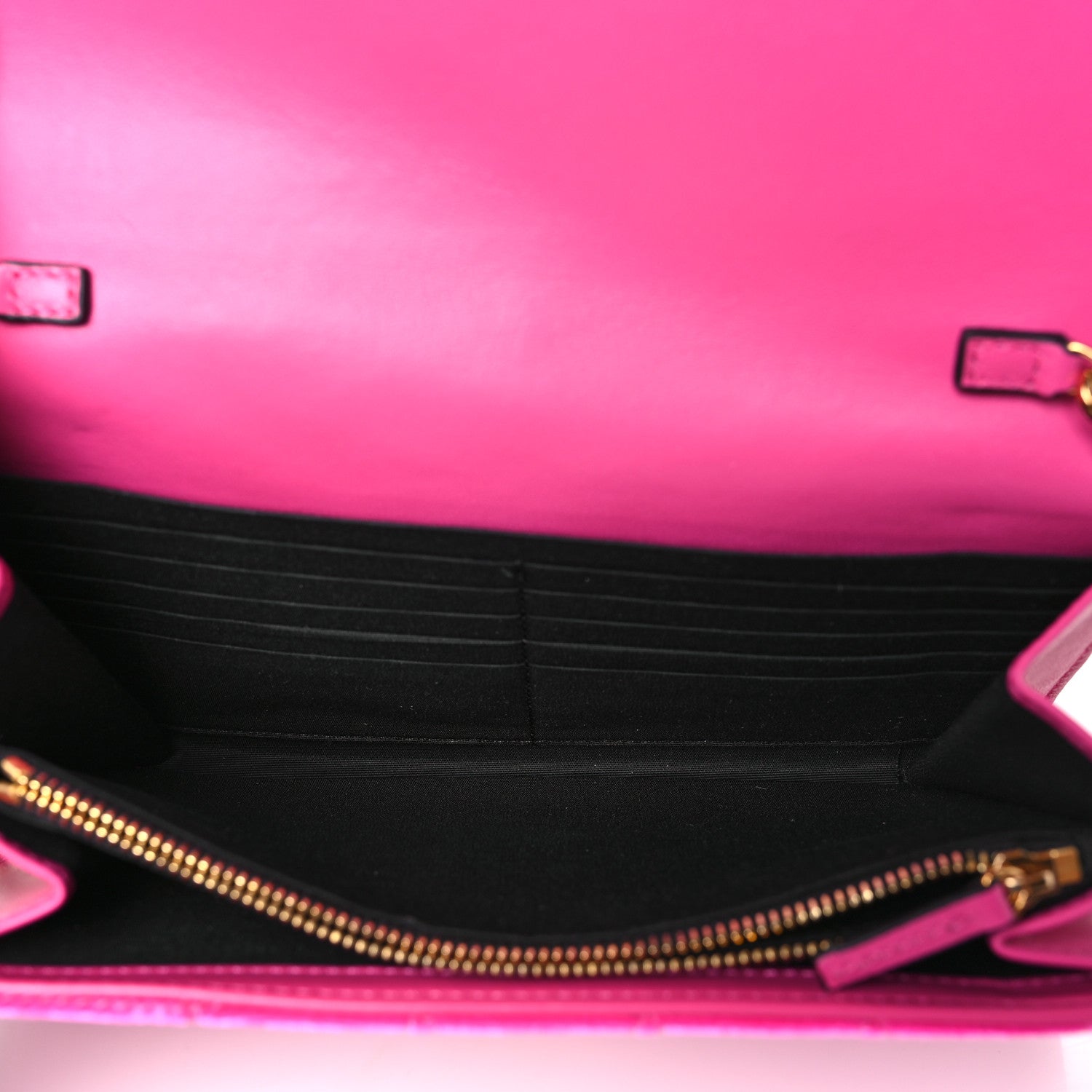 Versace Velvet Quilted Medusa Wallet On Chain Pink 5 of 8