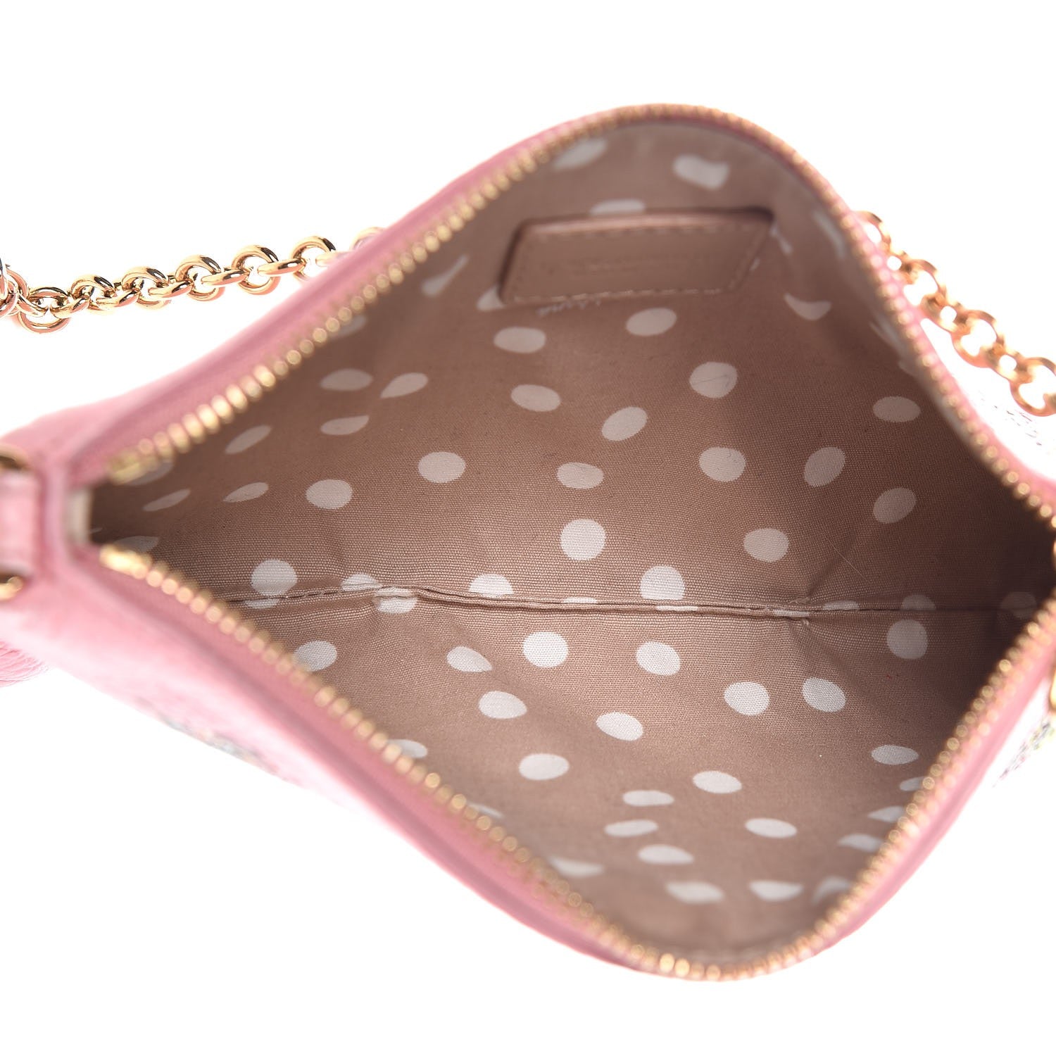 Dolce & Gabbana Grained Calfskin Painted Rose Crossbody Rosa 5 of 12