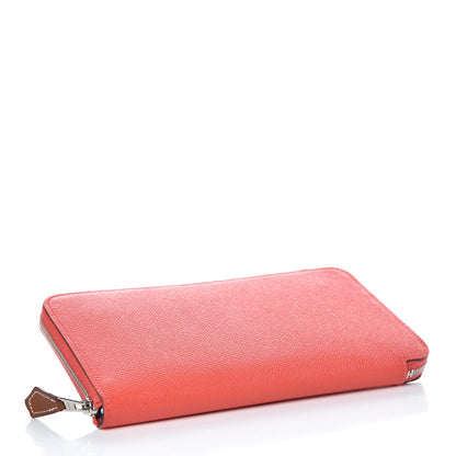 Hermes Epsom Silk'in Wallet Rose Jaipur 4 of 8