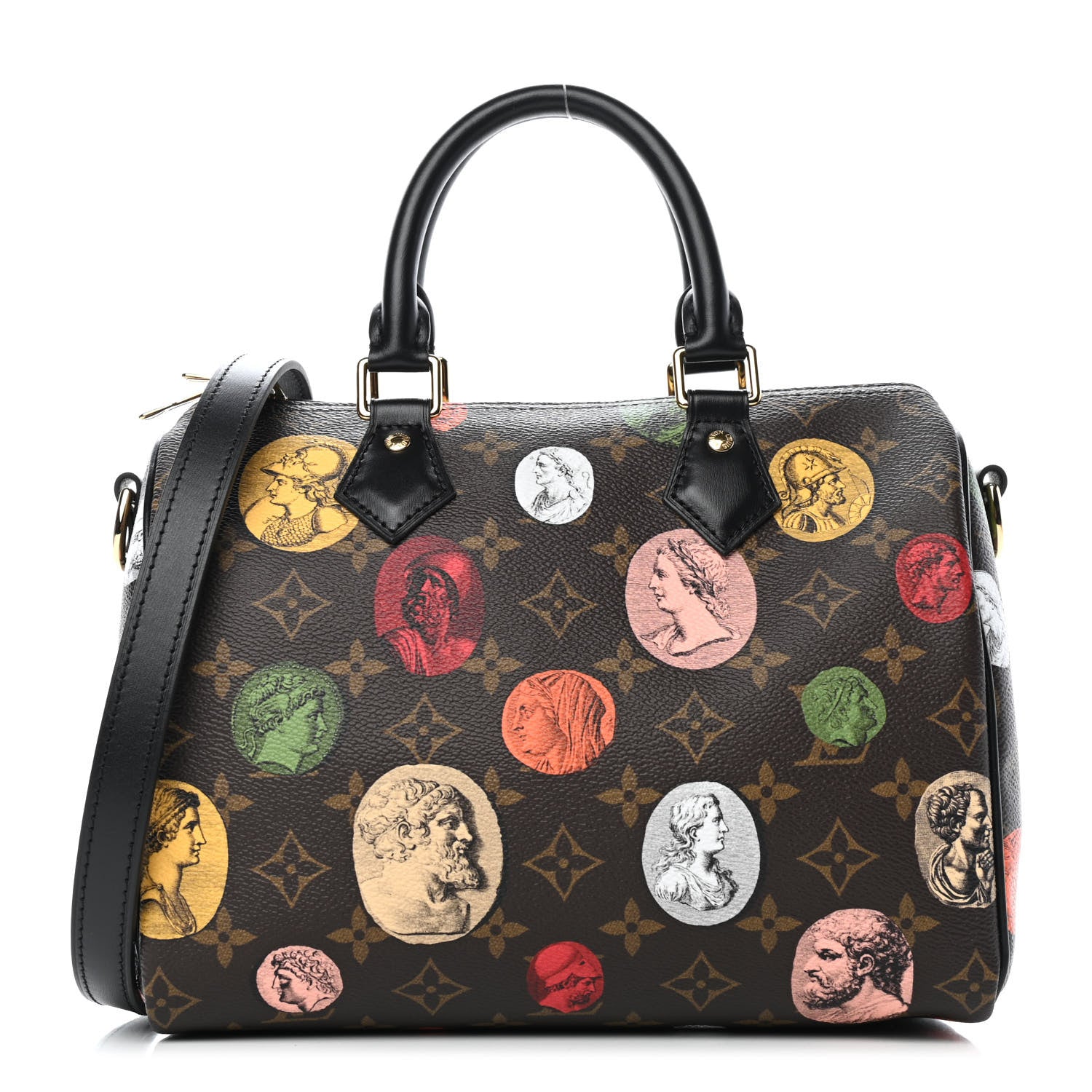 Louis Vuitton X FORNASETTI Monogram Cameo Speedy Bandouliere 25 1 of 4