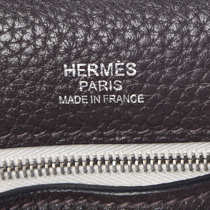 Hermes Taurillon Clemence Alfred 35 Chocolate 6 of 13