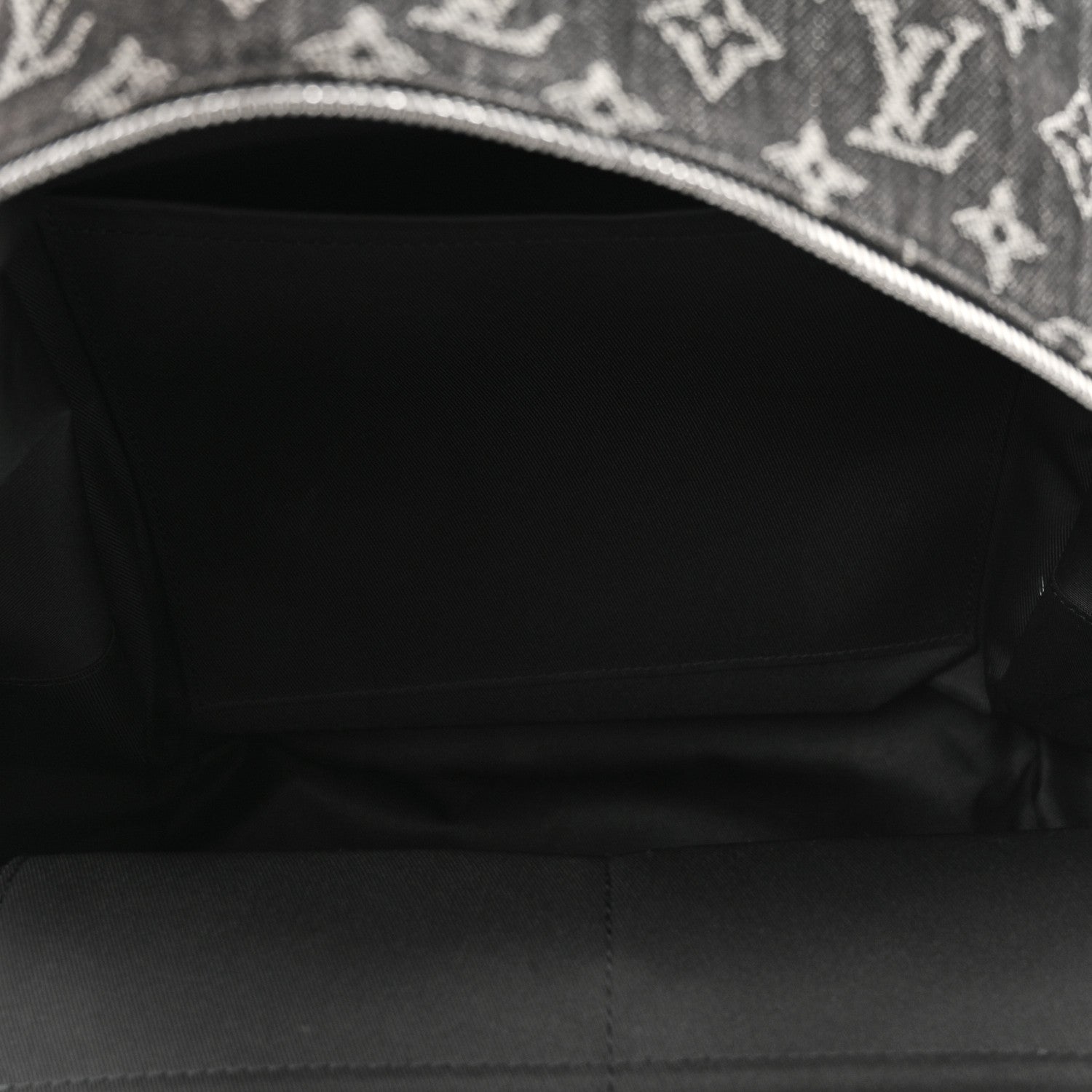 Louis Vuitton x NIGOLOUIS VUITTON x NIGO Taurillon Monogram Denim Drip Campus Backpack Black Black 5 of 9