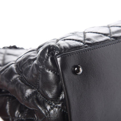 Chanel Calfskin Quilted Small Chain Me Tote Dark Grey 9 of 9